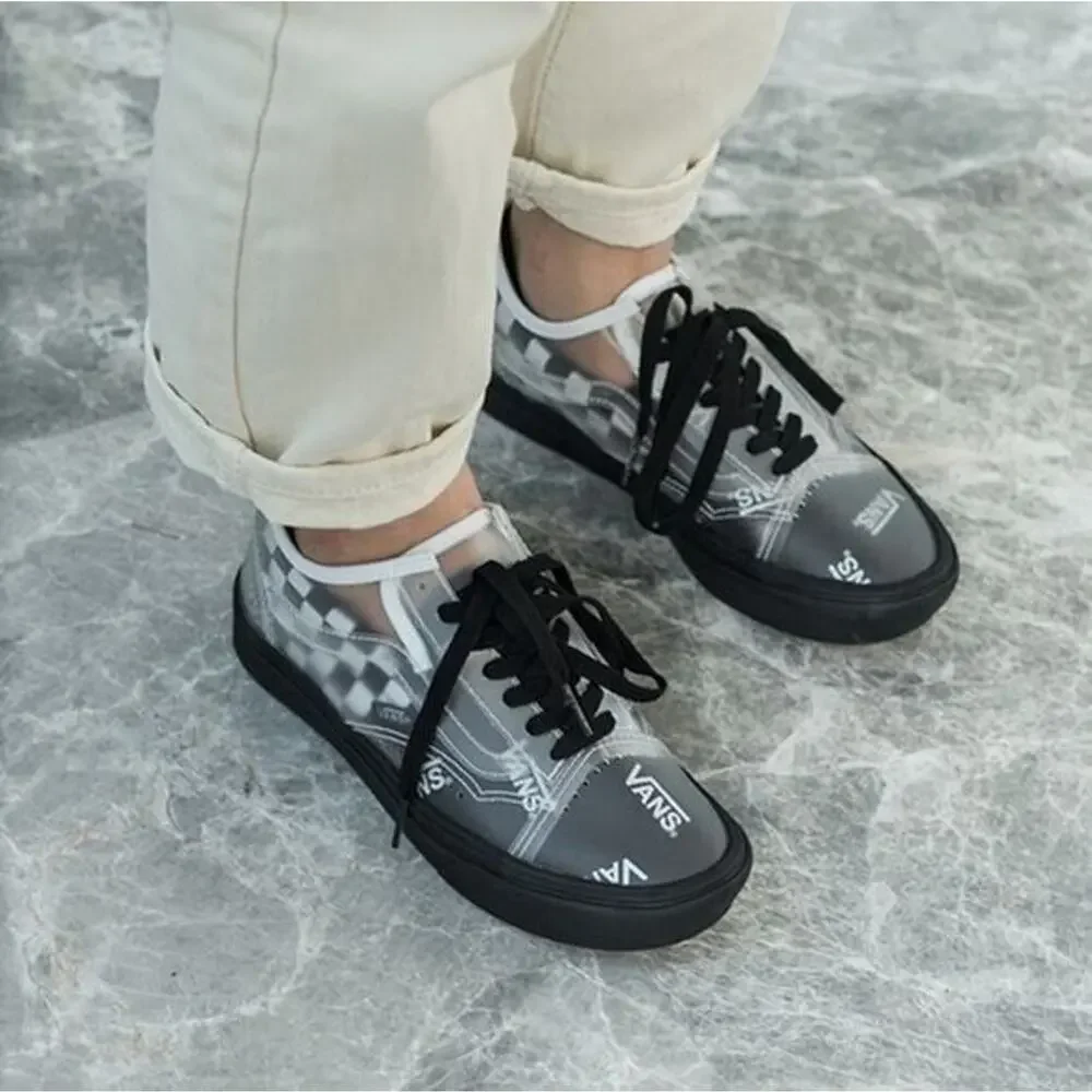 Vans ComfyCush Slip Skool Black & White Checkered Unisex Skateboard Sneakers NEW